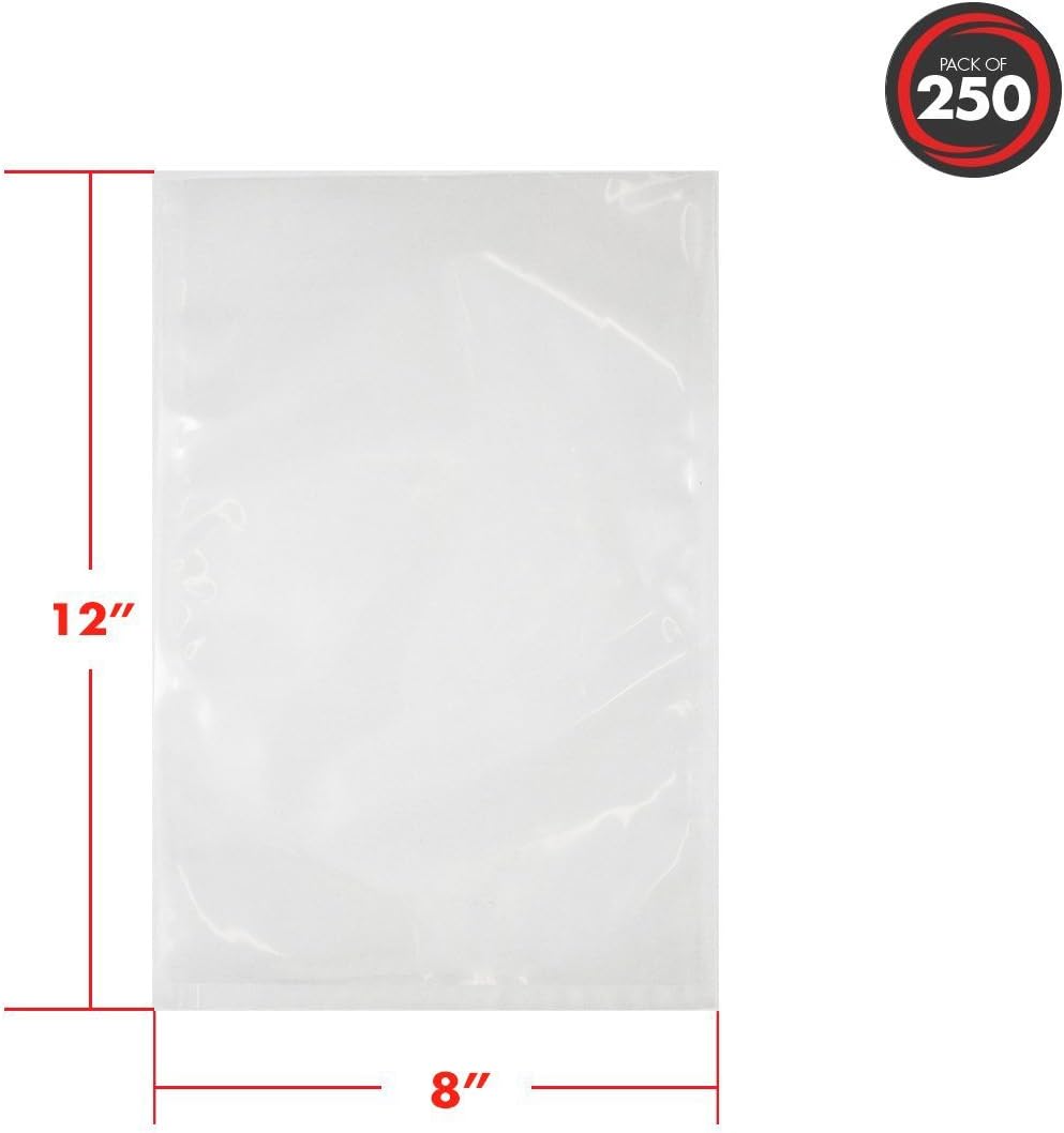 Bolsas vacío 8x12" sin BPA pack 250