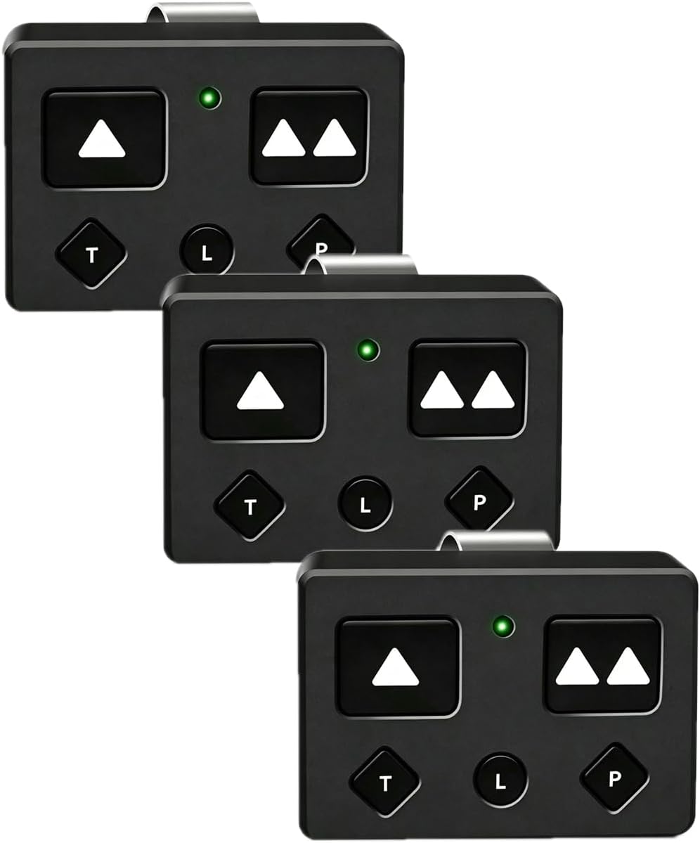 Transmisor remoto 5 botones para abridor puerta Ghost Controls