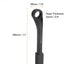 Llave de golpeo 1-1/8 pulg 12 puntos mango recto