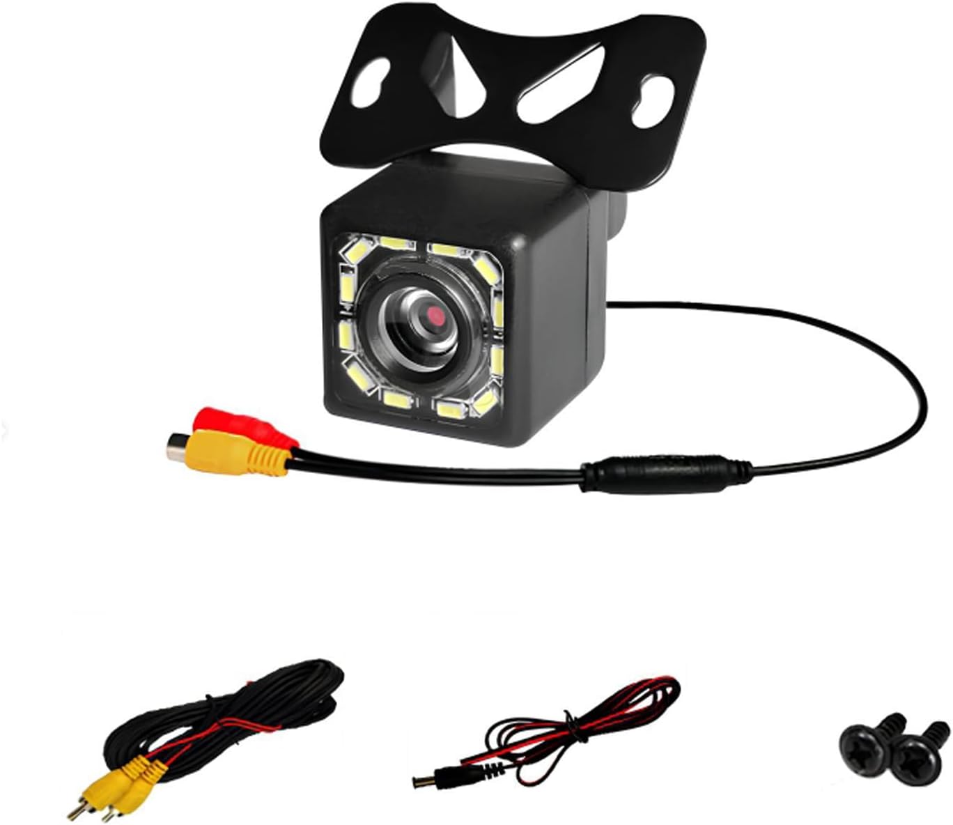 Cámara respaldo auto 12 LED visión nocturna 170°
