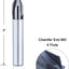 Fresa carburo 1/2 60 grados ranura V 4 flautas acero aleado