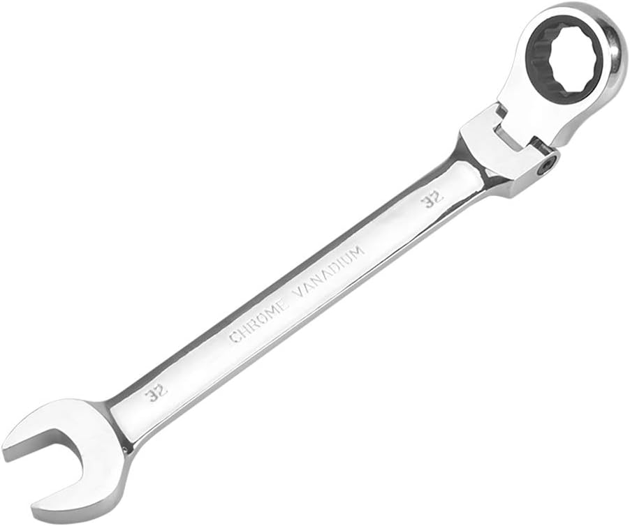 Llave trinquete 32mm cabeza flexible 72 dientes