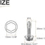 Tornillos auto perforantes acero inox 410 100 Uds