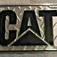 Placa matrícula CAT Aluminio Diamante