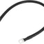 Cable inversor batería 3/8pulg 1/0AWG 2ft cobre estañado negro