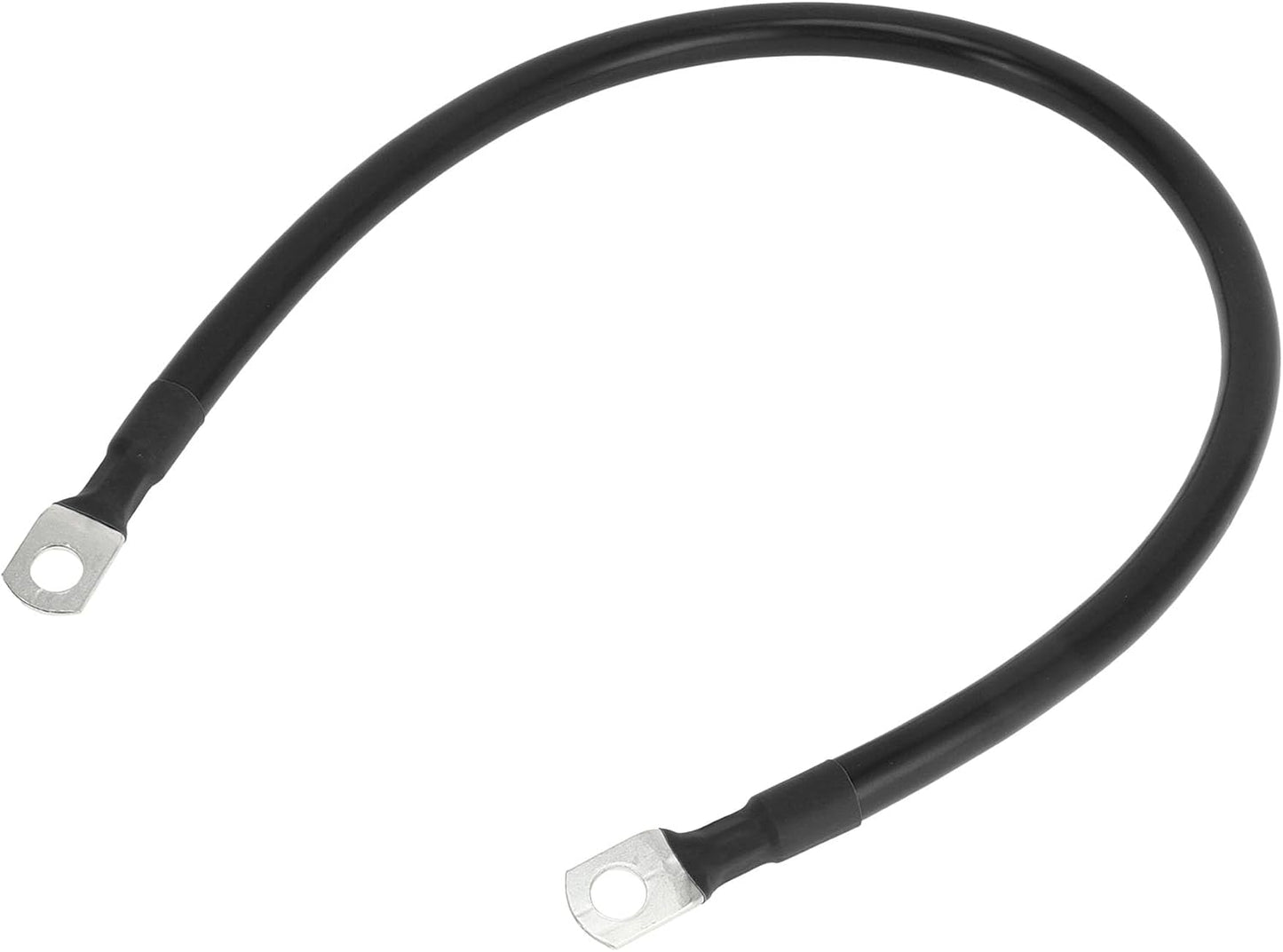 Cable inversor batería 3/8pulg 1/0AWG 2ft cobre estañado negro