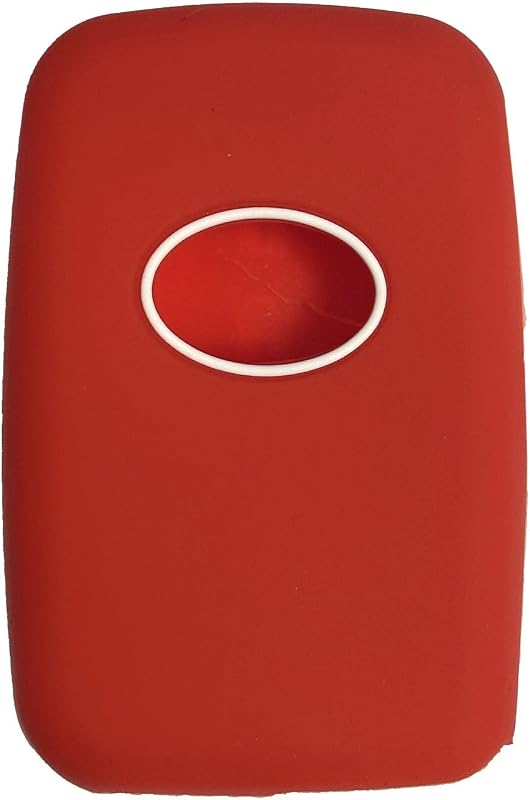 Funda llavero Toyota Camry Highlander 4 botones silicona rojo