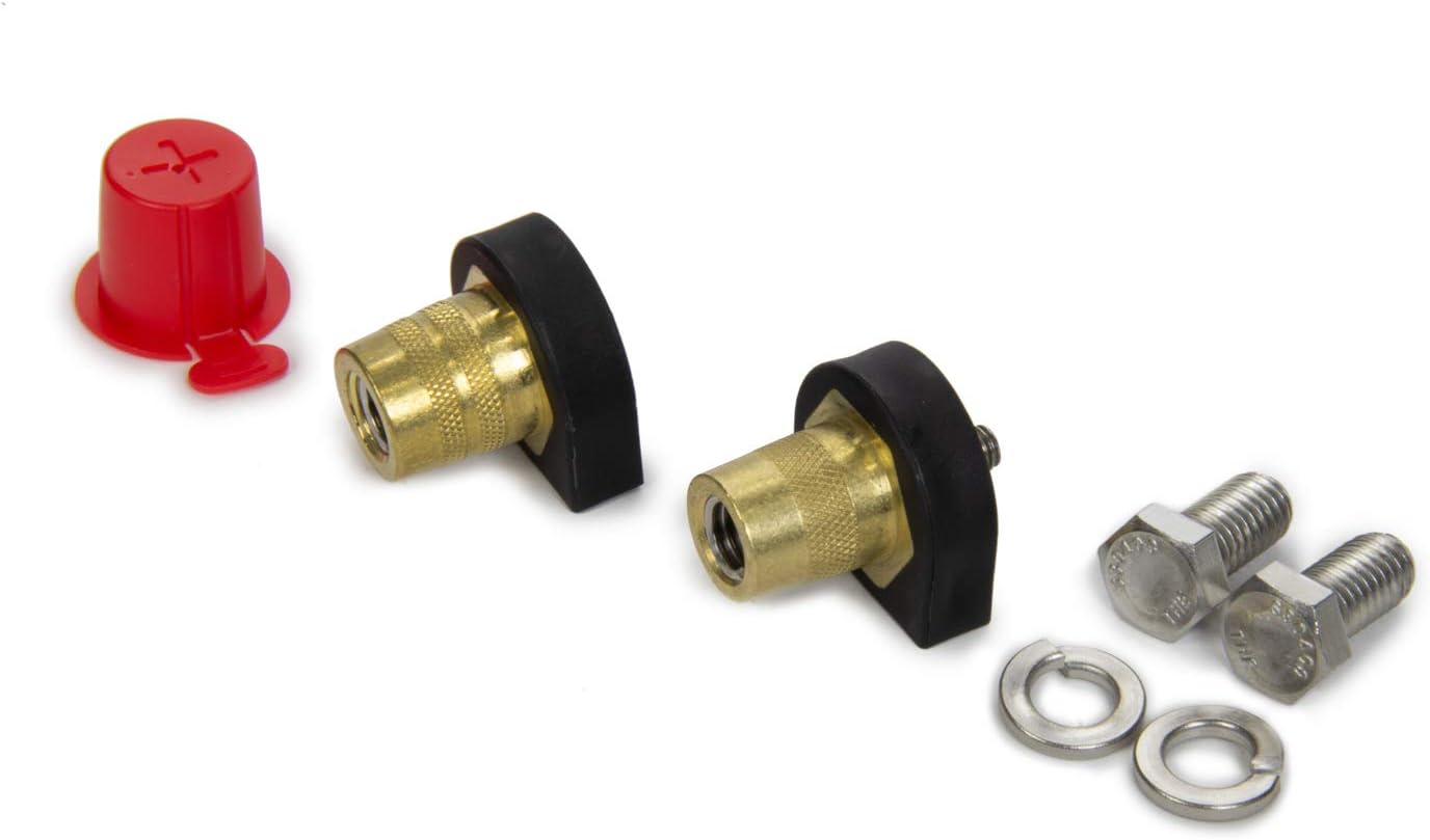 Terminal batería poste superior 3/8-16pulgada latón kit