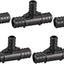 Reductor Tee PEX Crimpado 3/4x3/4x1/2 pulg