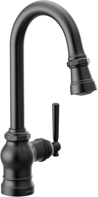 Grifo barra desplegable Moen S52003BL limpieza eléctrica