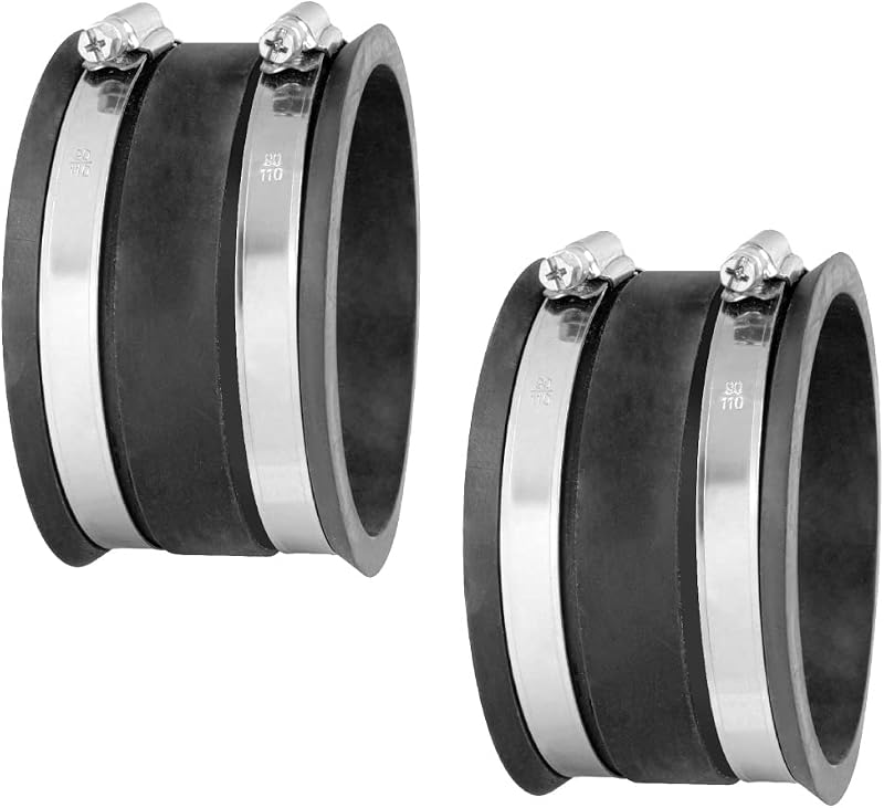 Manguito control polvo acero puerta 4" resistente