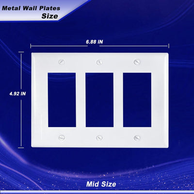 Placas interruptor pared tamaño mediano 4.92x6.88pulg