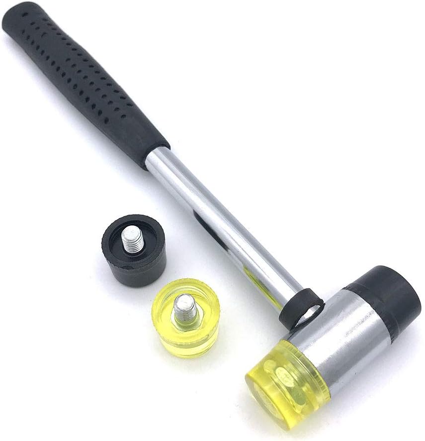 Martillo plástico goma doble cara para joyería y cuero