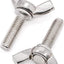 Tornillos ala M4 acero inox 304 set 30
