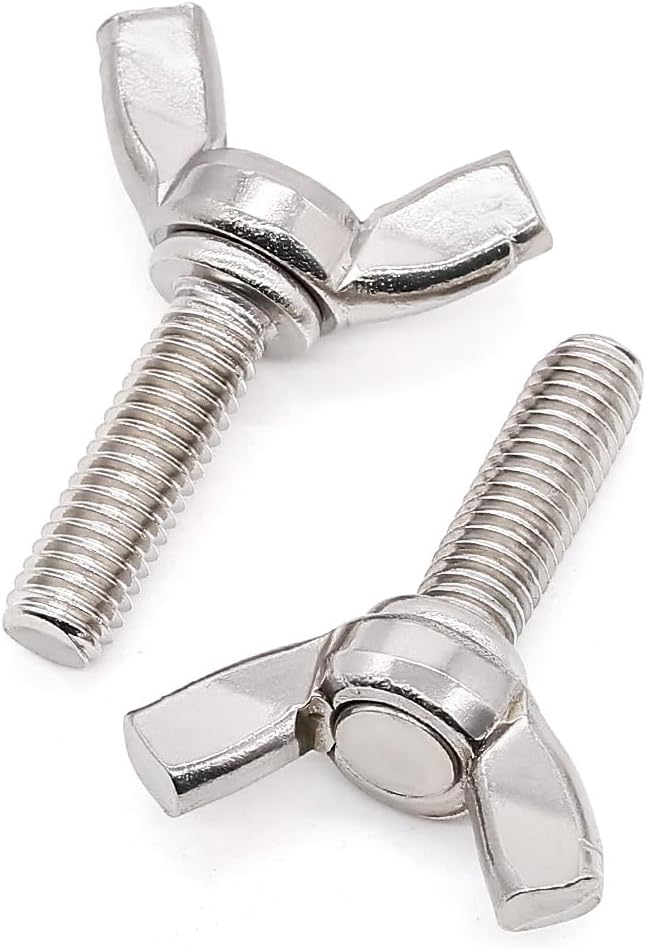 Tornillos ala M4 acero inox 304 set 30