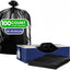 Bolsas basura negras resistentes 40-45gal 100uds