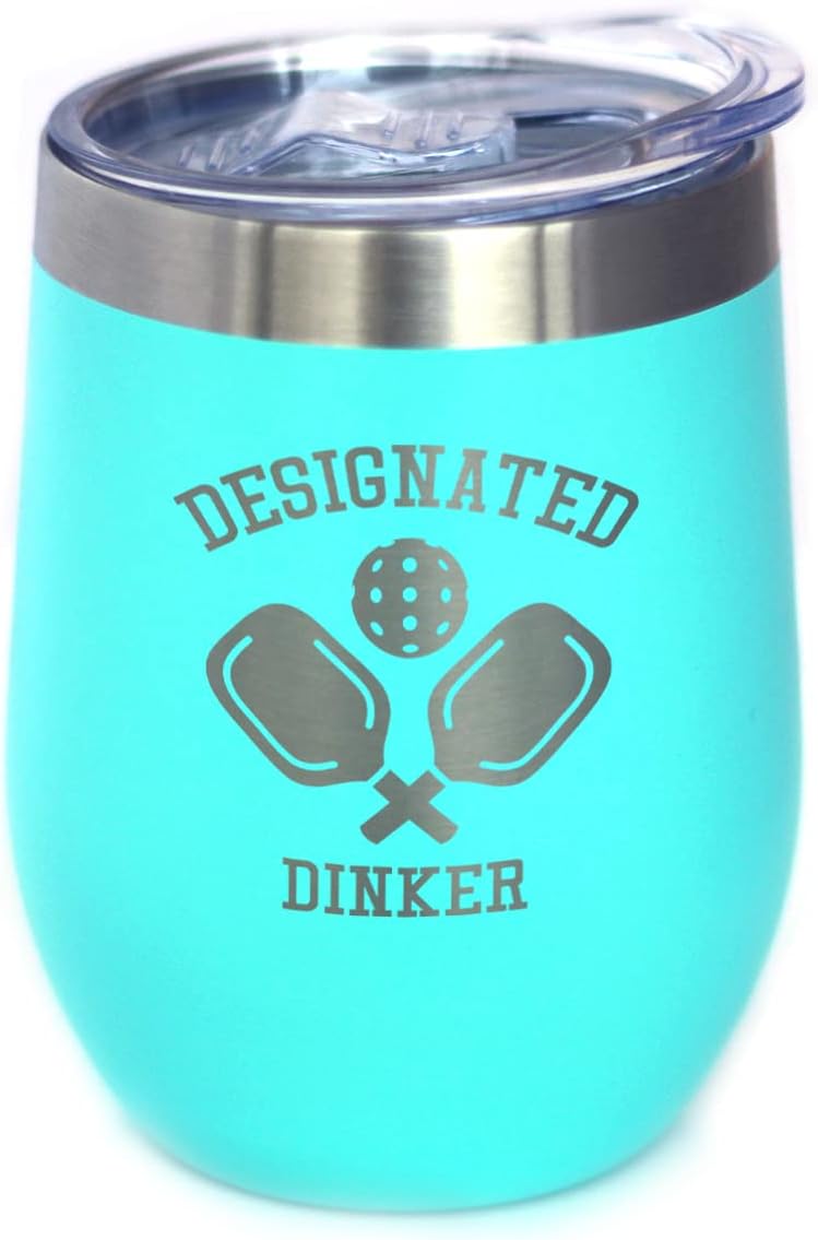 Vaso tumbler vino acero inox con tapa deslizante verde