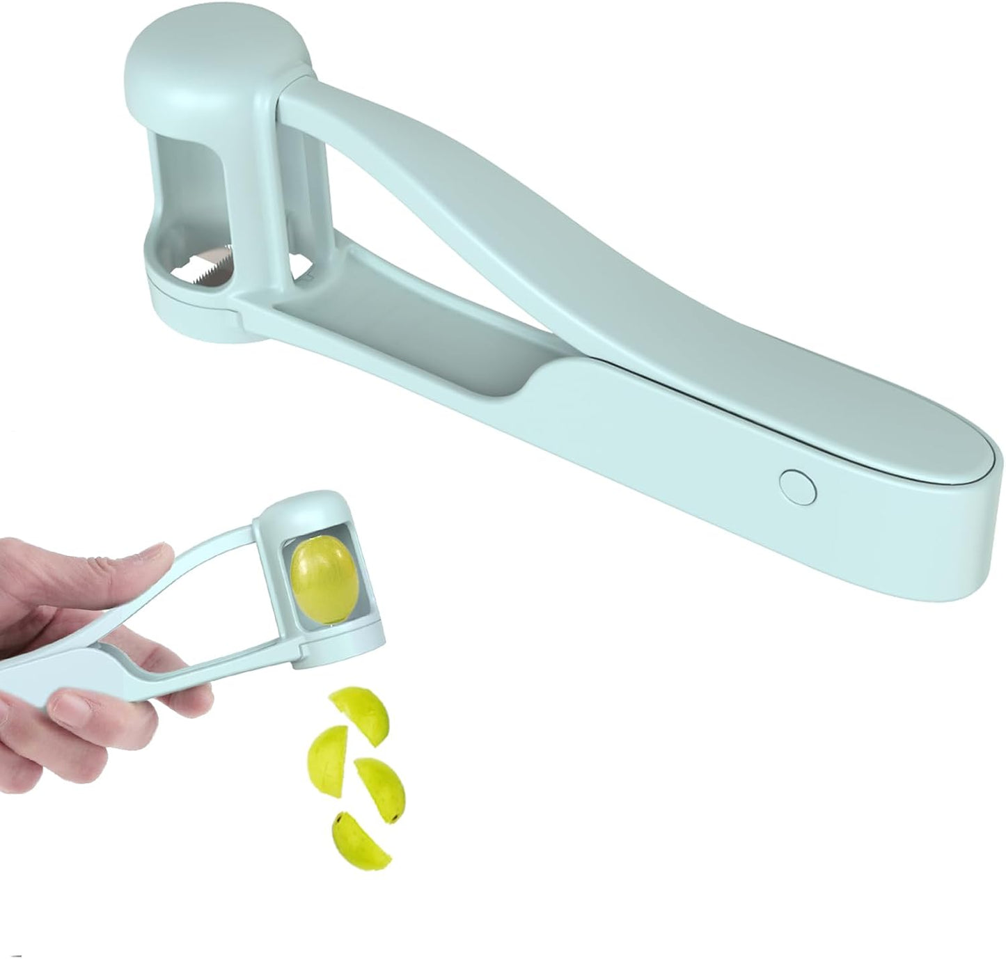 Cortador uva para niños cuchillas acero inox