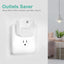 6 Luces Nocturnas Enchufables LED Blancas Cálidas Sensor