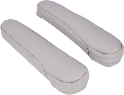 2 Fundas reposabrazos cuero coche gris 04-14
