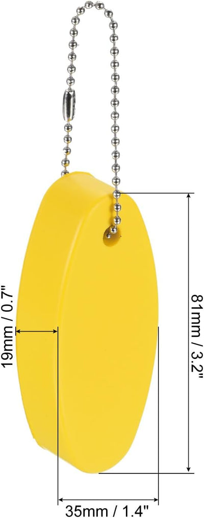 Llaveros flotantes para deportes al aire libre Amarillo