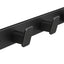 Perchero pared negro 5 ganchos resistente