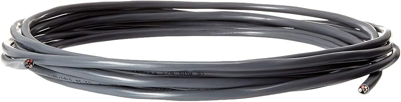 Cable trenzado 6 conductores 18ga cubierta PVC blanco o gris