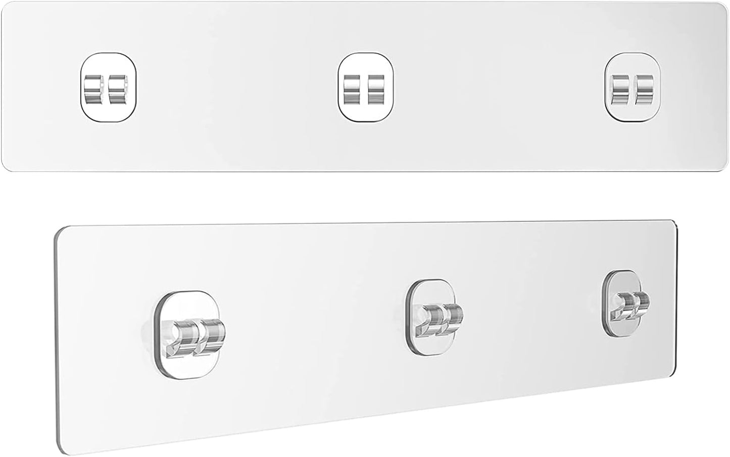 Organiz. ducha adhesivo 2uds estantes baño resistente