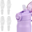 Boquilla repuesto botella agua 4pzas silicona comp BJPKPK 18-25oz