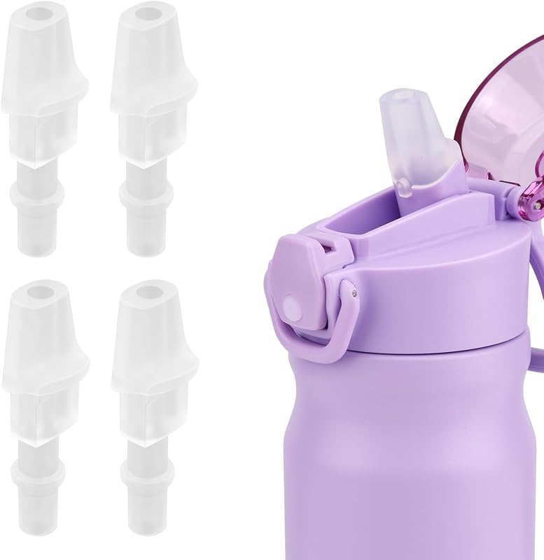 Boquilla repuesto botella agua 4pzas silicona comp BJPKPK 18-25oz
