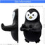 Soporte afeitadora con pingüino decoración baño regalo cumpleaños