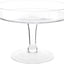 Soporte postre pedestal cristal perilla dorada 11.5x7.75pulg