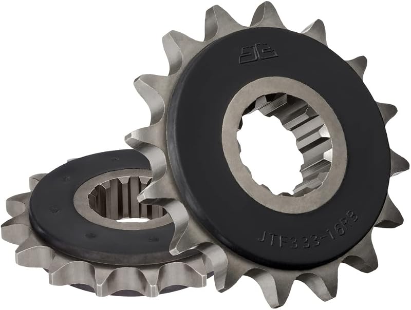 Piñón JTF333.16RB contraeje delantero 16 dientes goma