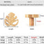 4 Ganchos Madera Monstera Pared Organiz. Ropa