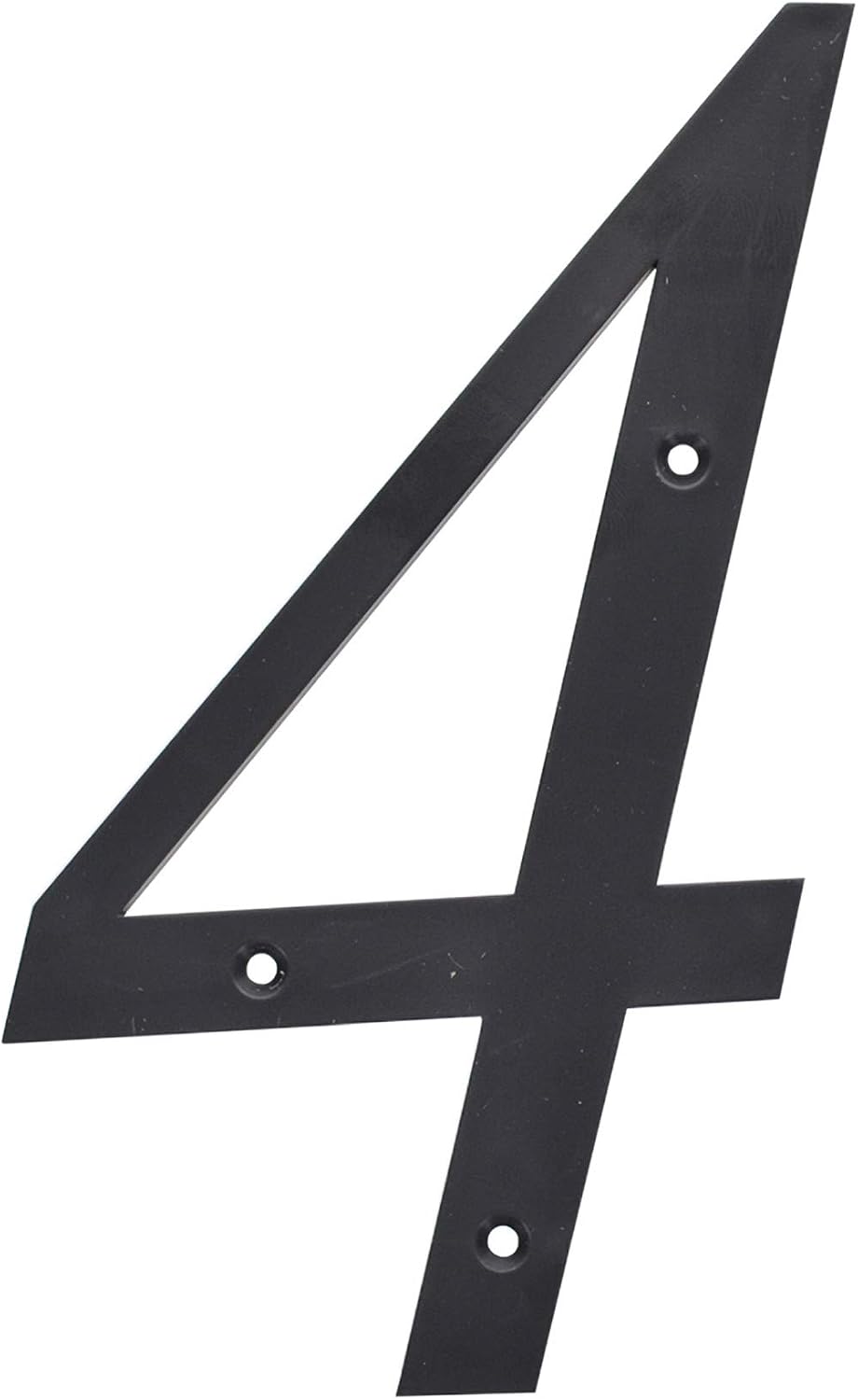 Plástico para uñas 6pulg color negro