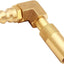 Codo conversión propano RV latón 1/4pulg para Blackstone 17/22