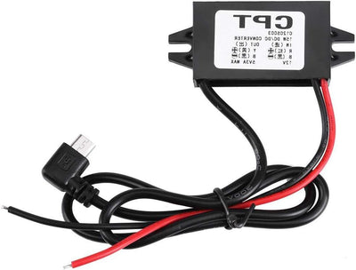 Convertidor DC a CC 12V a 5V 3A USB impermeable