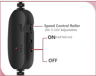 Control velocidad ventilador PC USB adaptador 3-4 pines 5-12V
