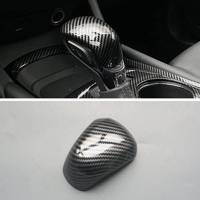 Cubierta perilla palanca cambios fibra carbono Chevy