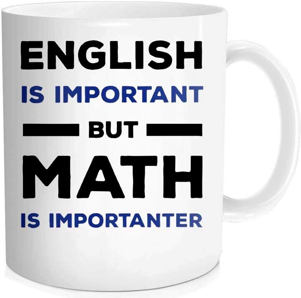 Taza café profesor matemáticas 11oz color blanco
