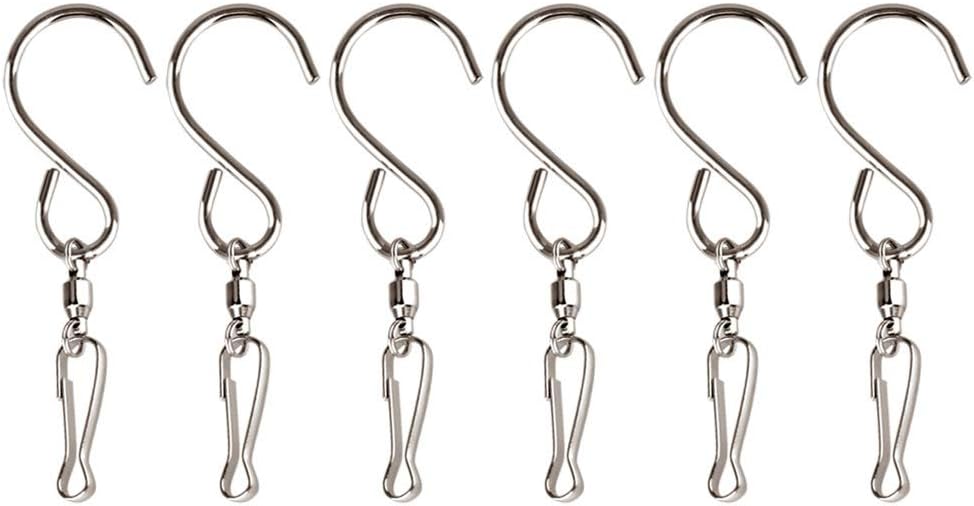Ganchos giratorios para campanillas de viento pack 6