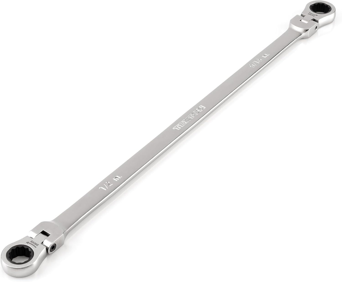 Llave trinquete 1/2x9/16 pulg cabeza flexible 12 puntos