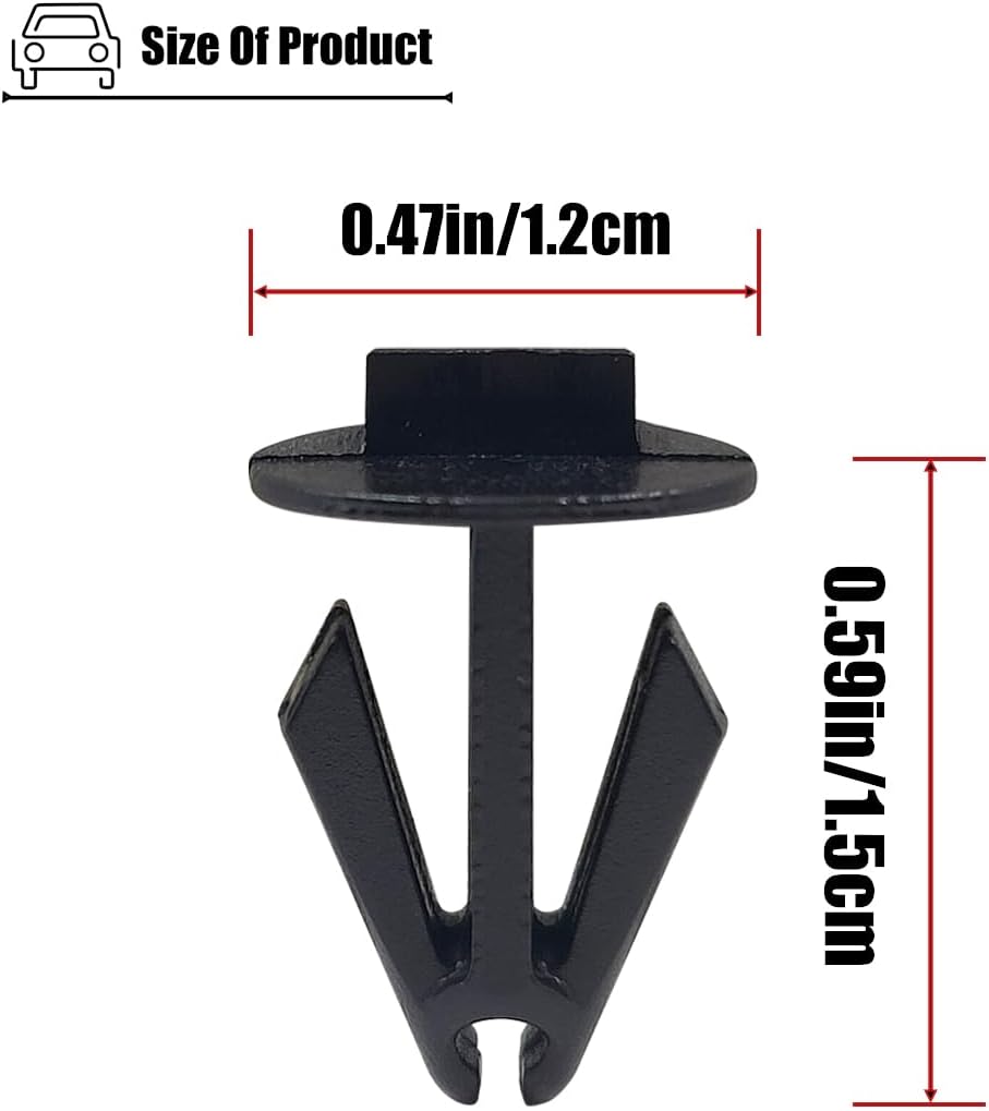 2 Clips Parachoques Delantero Chevy C6 05-13