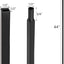 Balaustres hierro forjado 1/2x44" negr sat paq 10