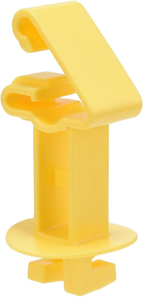 Aisladores poste T alambre eléctrico valla granja amarillo
