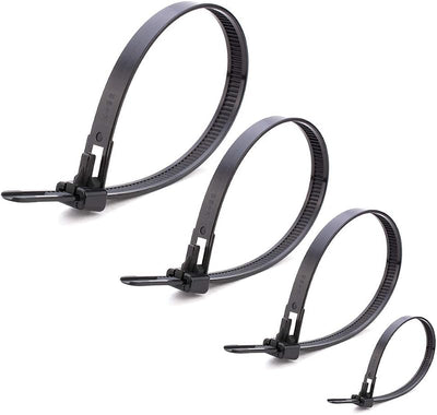 Bridas reutilizables de nailon 6-12 pulg 100 pzas