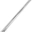 Tubo recto acero inox T304 2.5" 40" tono plateado