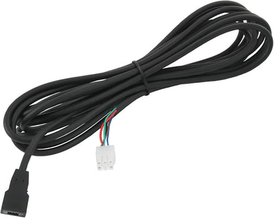 Arnés motor 12V DC 15ft para deslizadores empotrados negro
