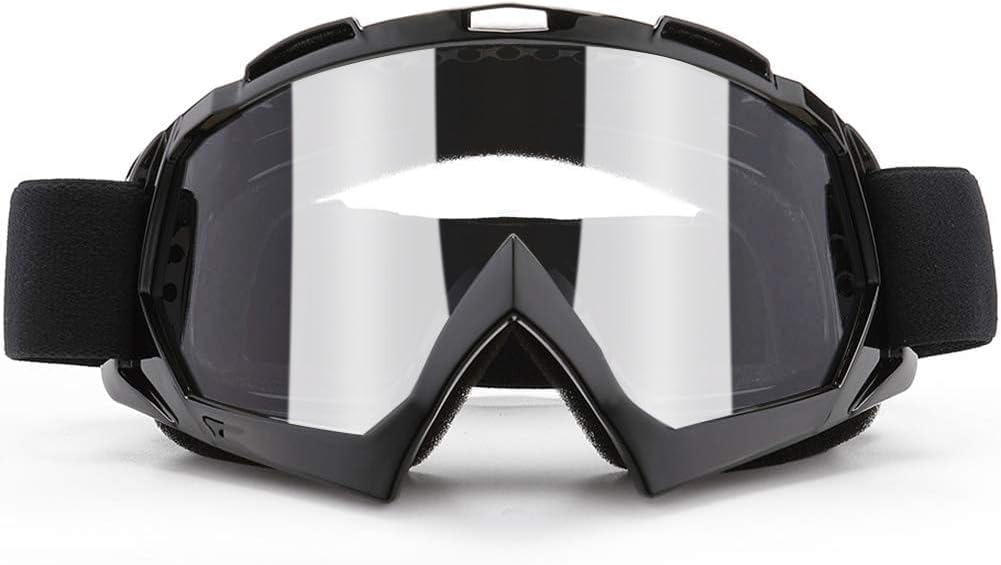 Gafas motocicleta UV400 resistentes viento polvo ajustables