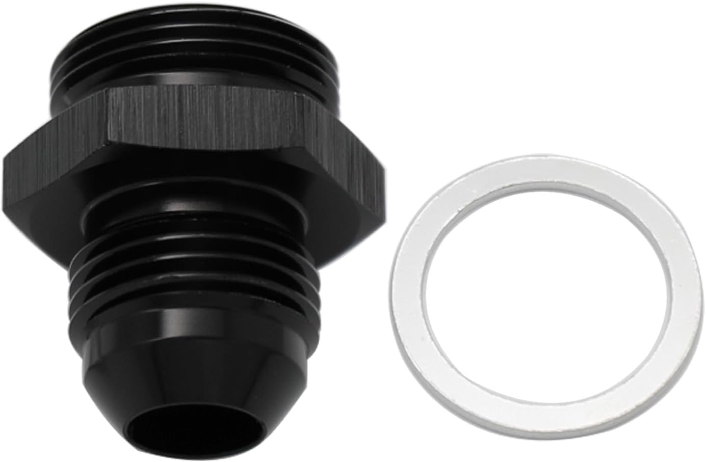 Adaptador 8AN a 7/8-20 Macho Negro